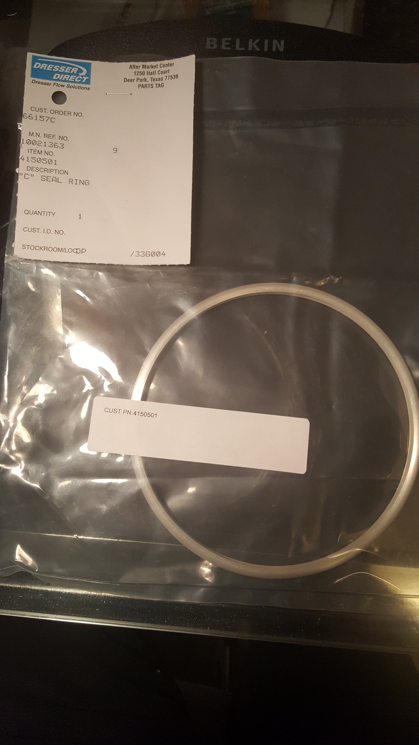 DRESSER 4150501 SEAL RING